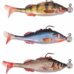 Iron Claw Real Shad Kit 2< Gummiköder ·Fertig Montierte Gummifische