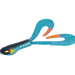 Iron Claw Turbo X-Tail (Blue Glitter, 12 cm)< Gummiköder ·Gummifische & Shads