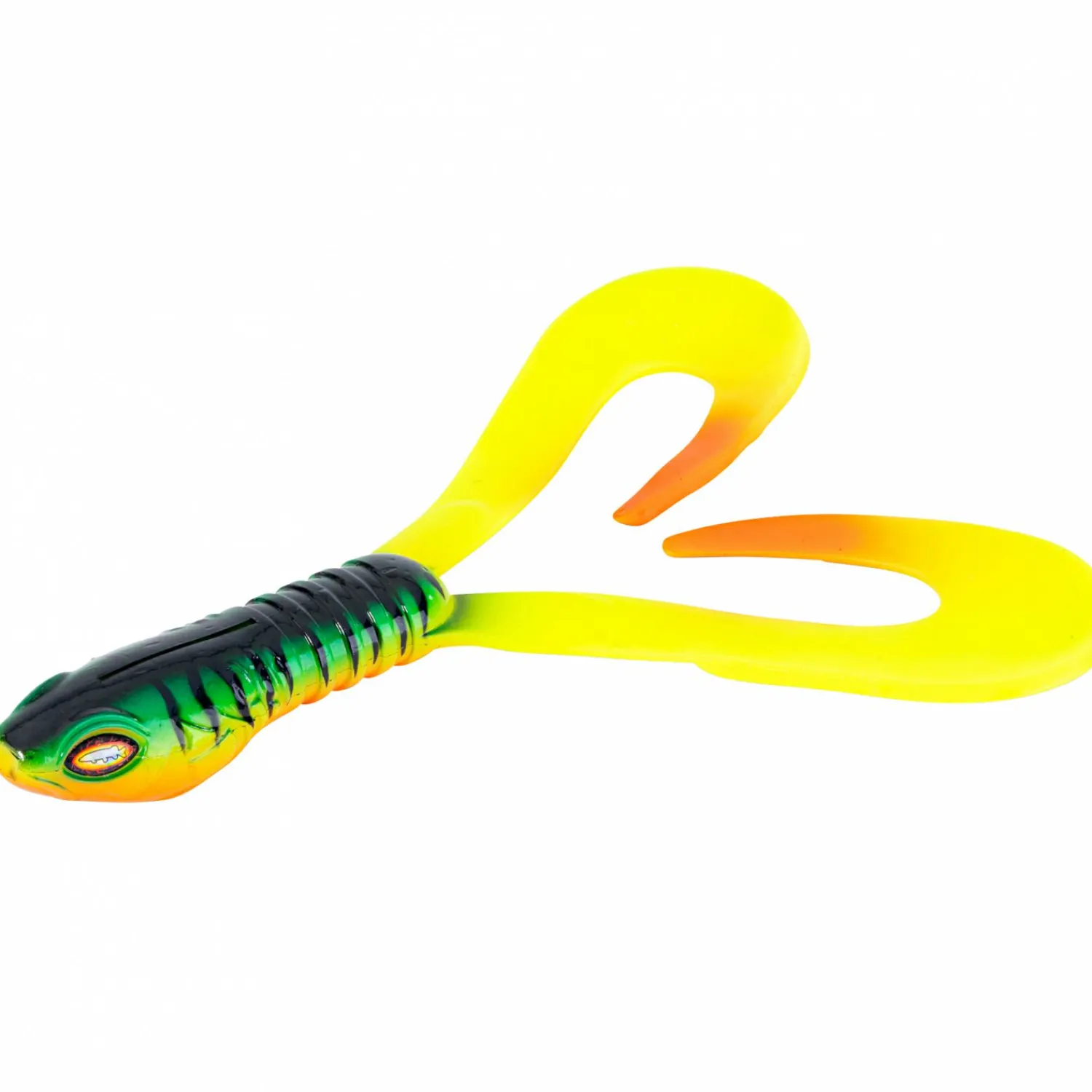 Iron Claw Turbo X-Tail (Fire Tiger, 12 cm)< Gummiköder ·Gummifische & Shads