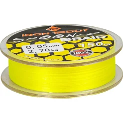 Iron Trout Angelschnur Spooner Braid (gelb, 150 m)< Forellenschnüre|Forellenschnüre