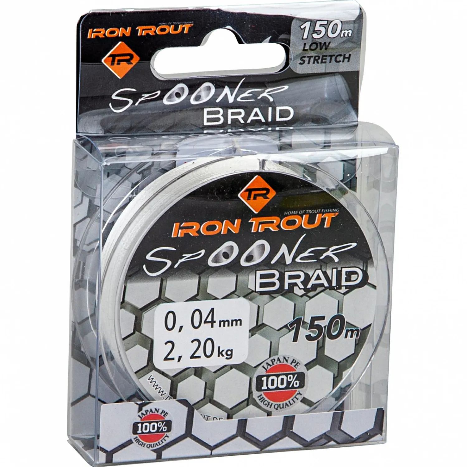 Hot Angelschnur Spooner Braid (weiß, 150 m) Forellenschnüre|Forellenschnüre