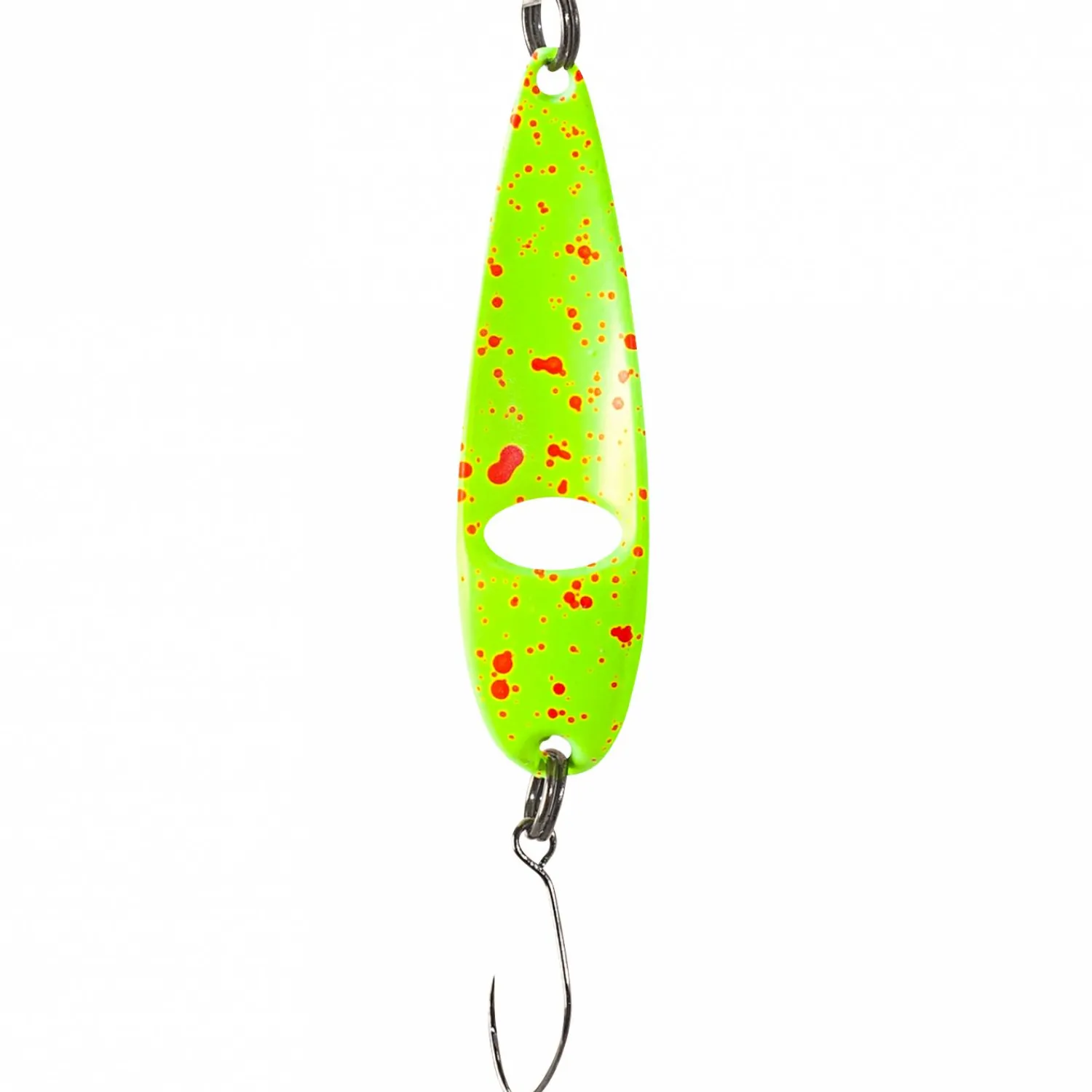 Iron Trout Hole-In-One-Spoon (SWY)< Forellenangeln-Zubehör|Trout Spoons