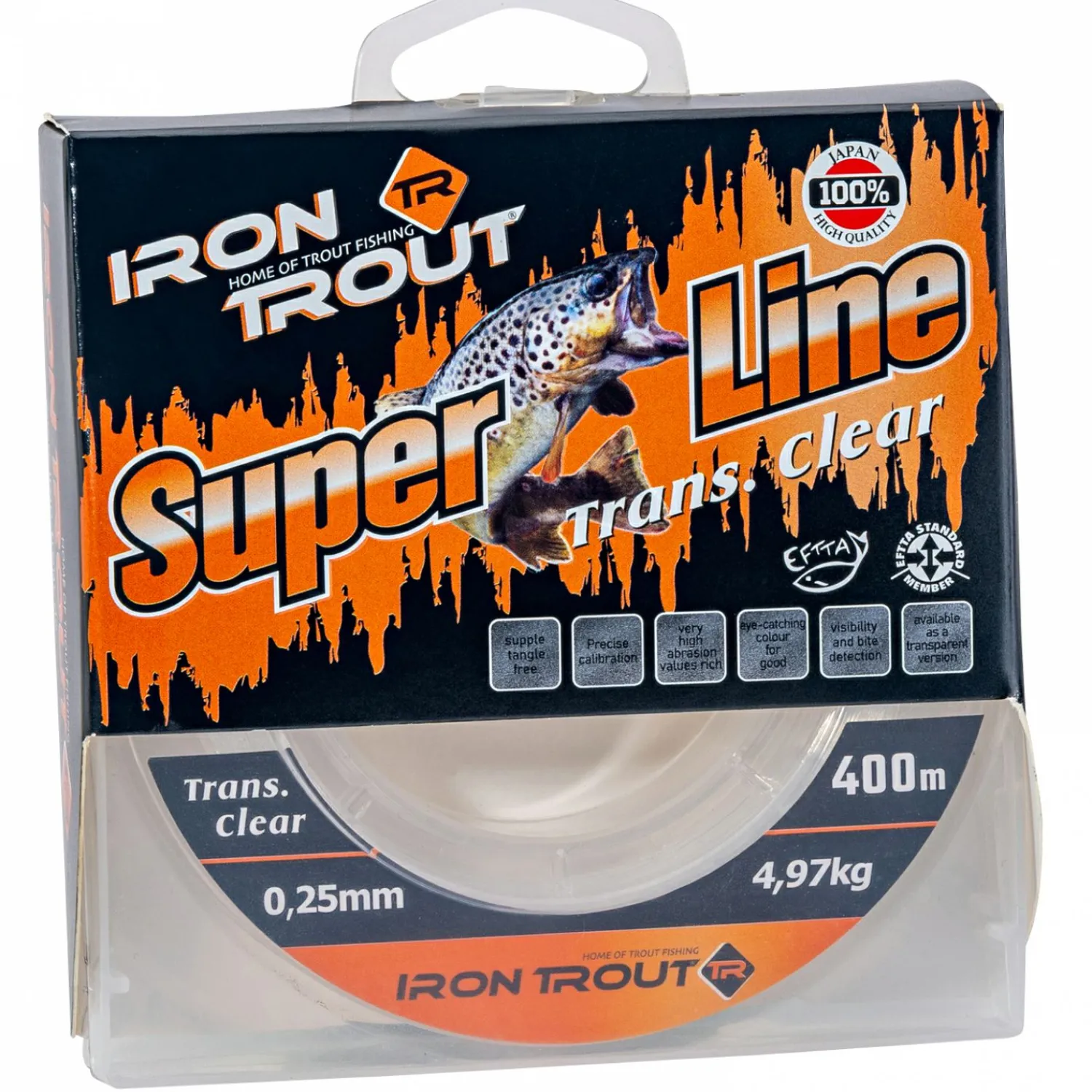 Outlet Super Line Transparent (400 m) Monofile Schnüre