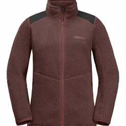 Jack Wolfskin Kammweg Pile Fz W Damen (Dark Maroon)<Damen Damen Angeljacken & -Westen