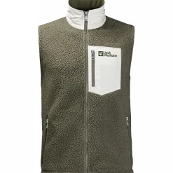 Jack Wolfskin Kingsway Vest M Herren (Dusty Olive)<Damen Damen Angeljacken & -Westen