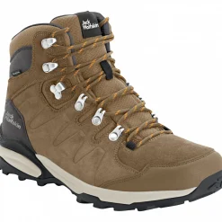 Jack Wolfskin Refugio Texapore Mid W Damen (Brown/Apricot)<Damen Damen Angelschuhe|Damen Angelschuhe