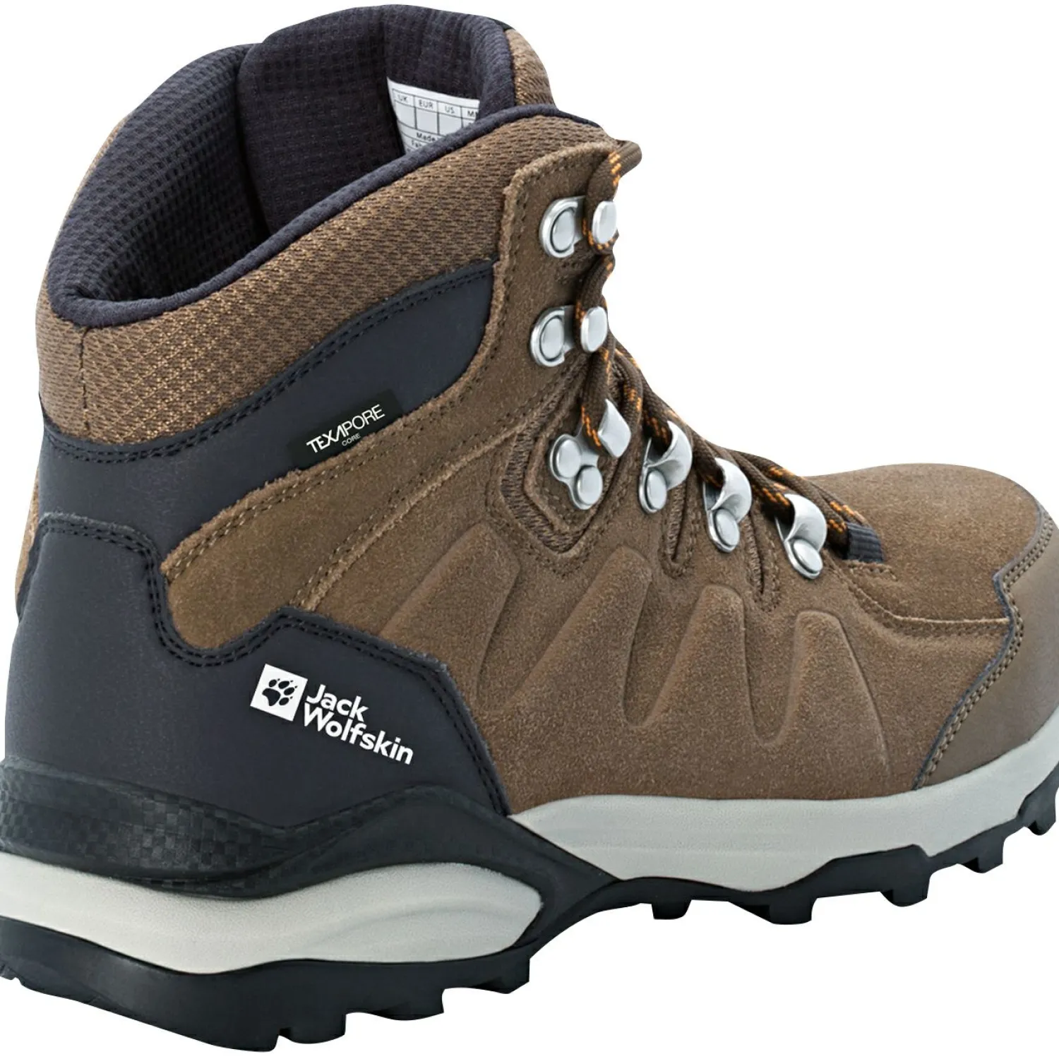 Jack Wolfskin Refugio Texapore Mid W Damen (Brown/Apricot)<Damen Damen Angelschuhe|Damen Angelschuhe