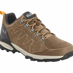 Jack Wolfskin Refugio Texapore Low W Damen (Brown/Apricot)<Damen Damen Angelschuhe|Damen Angelschuhe
