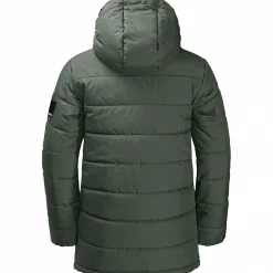 Jack Wolfskin Spirit Ins Long Jacket Y Kinder (Thyme Green)<Kinder Kinder-Bekleidung