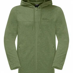 Jack Wolfskin Waldsee Hooded Jkt M Herren (Greenwood)< Angelpullover & -Strickjacken
