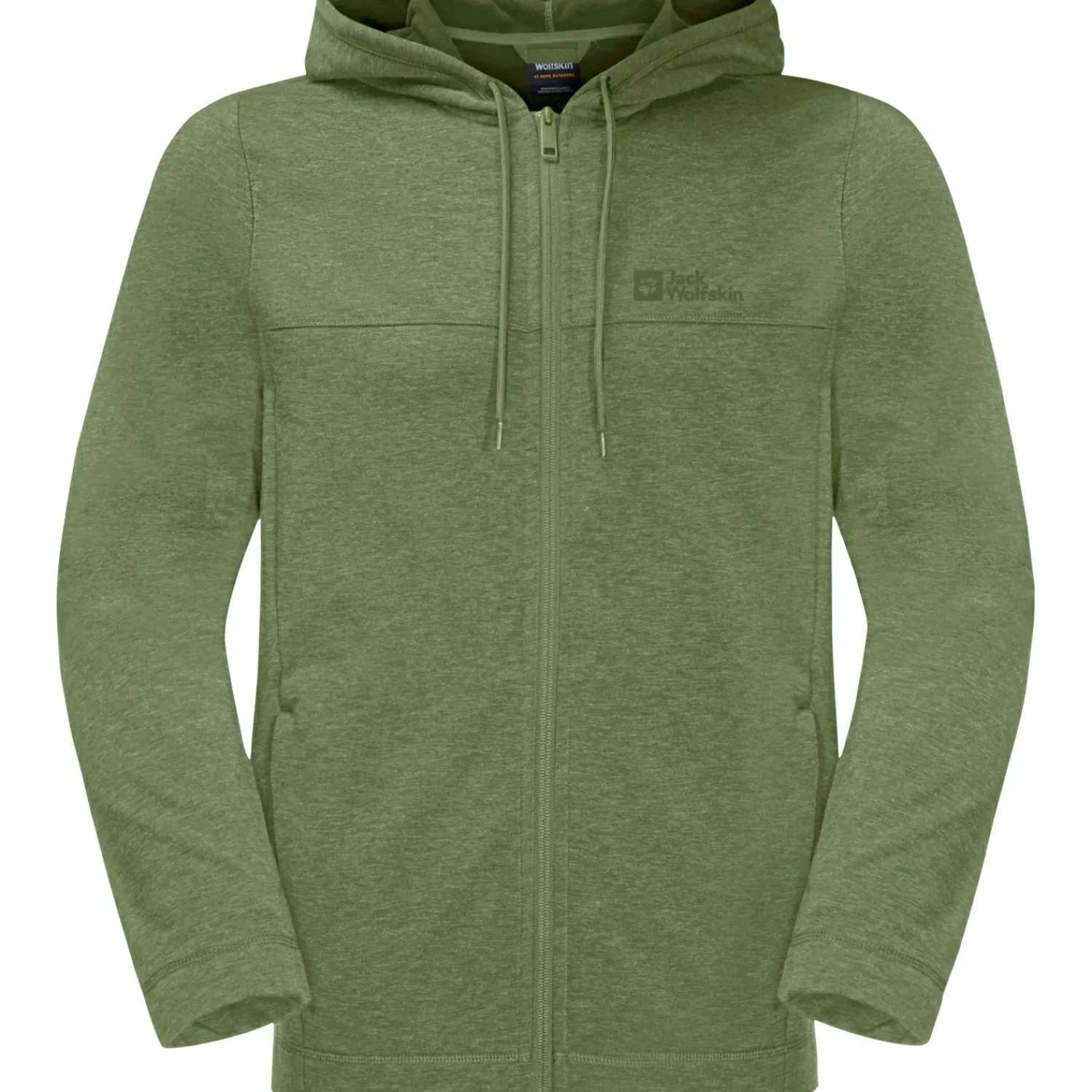 Jack Wolfskin Waldsee Hooded Jkt M Herren (Greenwood)< Angelpullover & -Strickjacken