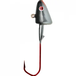New Jigkopf XL König (schwarz/silber) Jigköpfe & Köder-Rasseln|Raubfischangeln Kunstköder