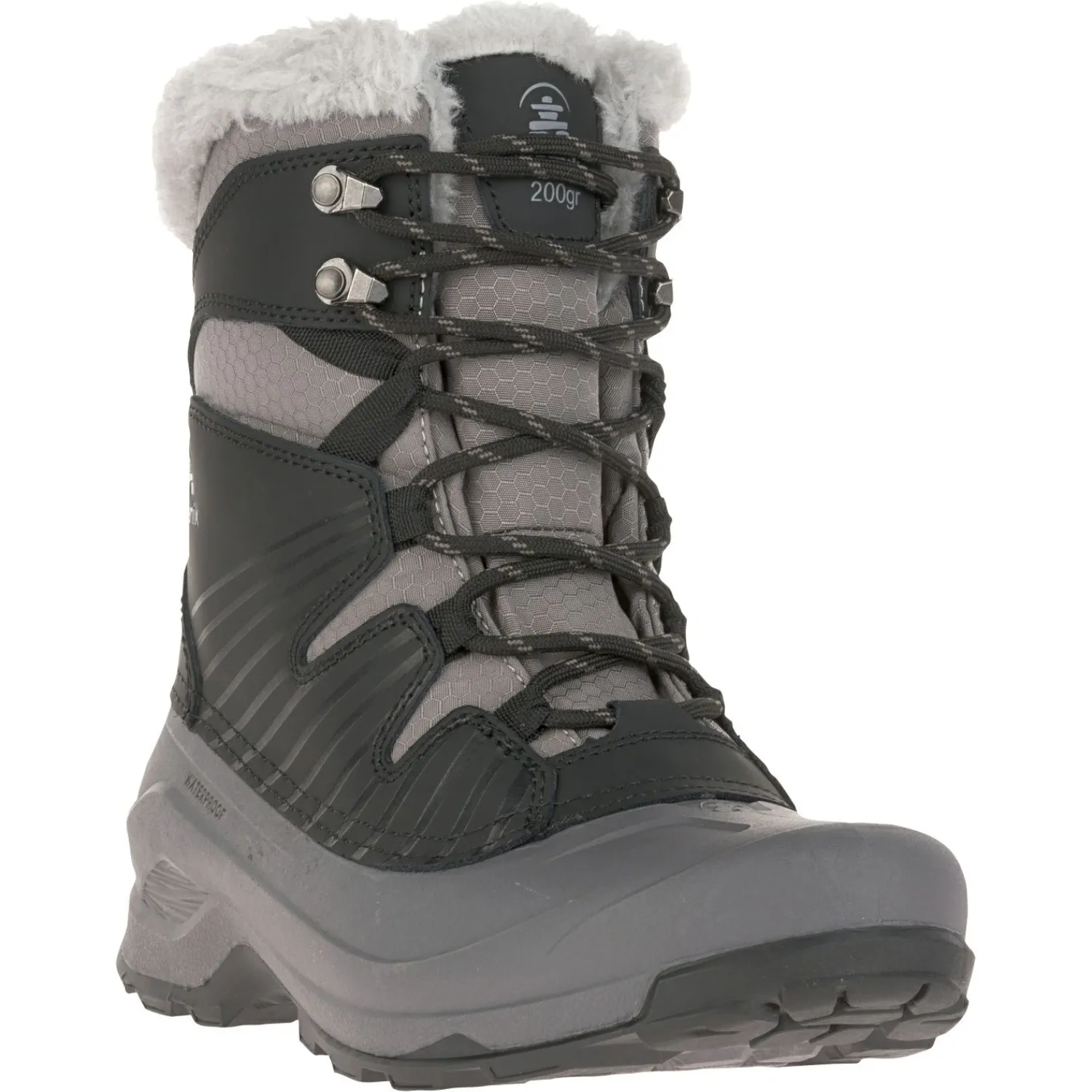 Kamik Iceland Herren (Black/Charcoal)< Angelstiefel & Outdoor Boots