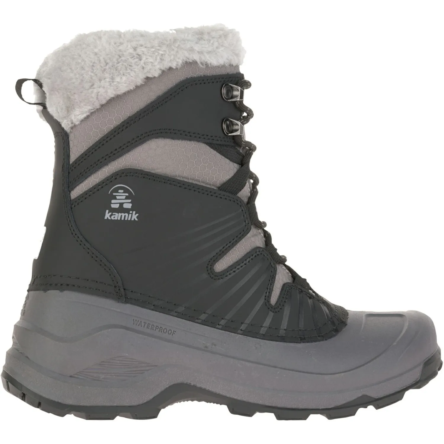 Kamik Iceland Herren (Black/Charcoal)< Angelstiefel & Outdoor Boots