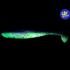 Easy Shiner (Green Pumpkin / Chartreuse) Gummiköder ·Gummifische & Shads
