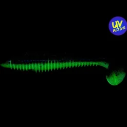 Discount Fat Swing Impact (Watermelon PP. / Yellow) Gummiköder ·Gummifische & Shads