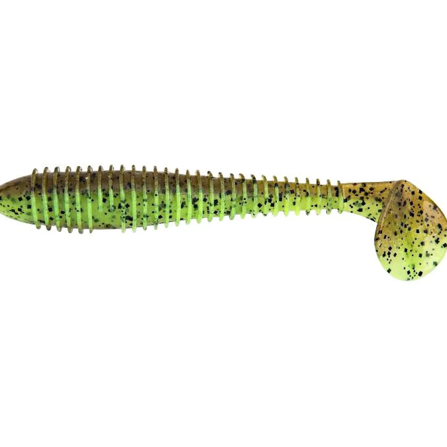 Hot Fat Swing Impact (Green Pumpkin / Chartreuse) Gummiköder ·Gummifische & Shads