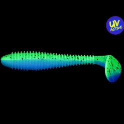 New Fat Swing Impact (Chartreuse Pepper Shad) Gummiköder ·Gummifische & Shads