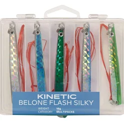 Kinetic Belone Flash Silky Set< Kunstköder-Sets|Raubfischangeln Kunstköder