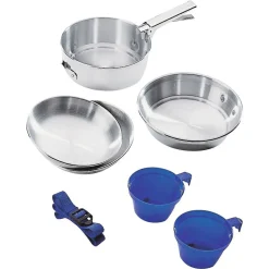 Kochset für 2 Personen< Campinggeschirr, Campingbesteck & Campingtöpfe
