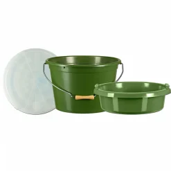 Kogha Als Set Futtereimer 25 l + Deckel + 8 l Einsatz< Angelfutter-Zubehör