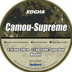 Kogha Camou Supreme Blau< Monofile Schnüre