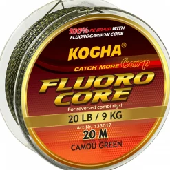 Kogha Carp Angelschnur Carp Fluoro Core (camou grün)< Karpfenangeln-Zubehör|Karpfenschnüre
