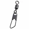 Kogha Carp Wirbel Matt Black Swivel mit Safety Snap< Angelwirbel & Snaps