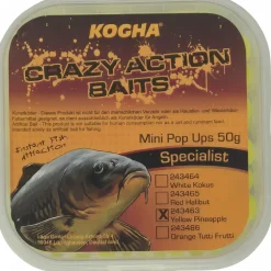 Kogha Crazy Action Baits Mini Pop Ups (Ananas)< Karpfenfutter·Boilies & Popup Boilies|Karpfenfutter