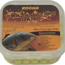 Kogha Crazy Action Baits Mini Pop Ups (Ananas)< Karpfenfutter·Boilies & Popup Boilies|Karpfenfutter