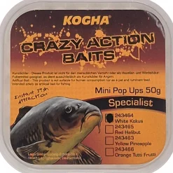 Kogha Crazy Action Baits Mini Pop Ups (Kokos)< Karpfenfutter·Boilies & Popup Boilies|Karpfenfutter