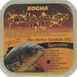 Hot Crazy Action Baits Mini Wafter Dumbells (Ananas) Karpfenfutter·Boilies & Popup Boilies|Karpfenfutter