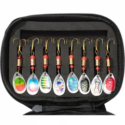 Hot Deluxe Spinner Set Raubfischangeln Kunstköder|Kunstköder-Sets