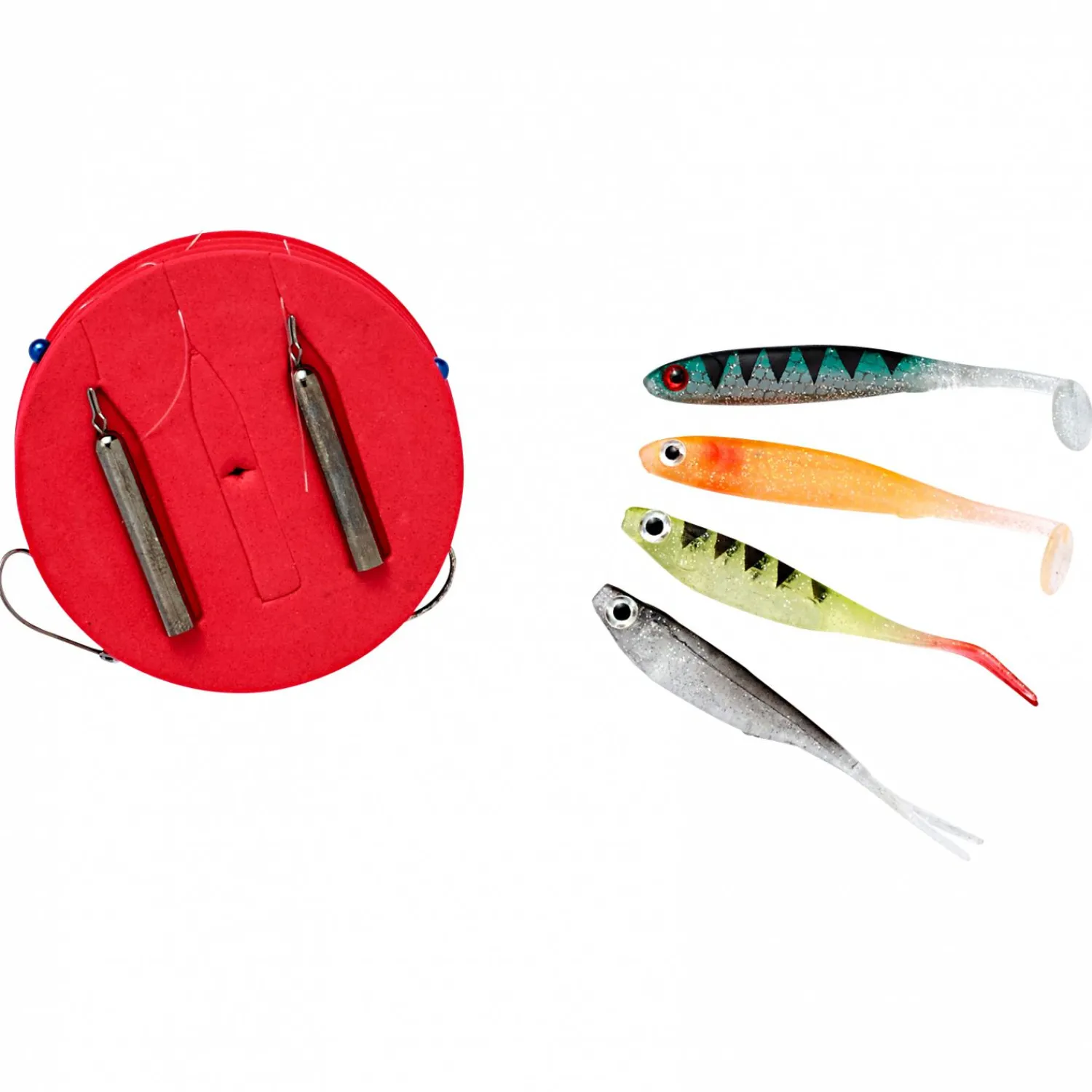 Hot Dropshot Kit (7cm Shads) Sonstige Angelsets|Drop Shot Köder