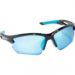 Kogha Polbrille (Schwarz/Blaue Gläser)< Angelbrillen & Polbrillen