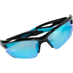Kogha Polbrille (Schwarz/Blaue Gläser)< Angelbrillen & Polbrillen