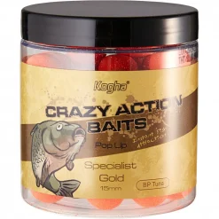 Pop Up Boilies Crazy Action Baits Specialist Gold (Black Pepper Tuna) Karpfenfutter·Boilies & Popup Boilies|Karpfenfutter