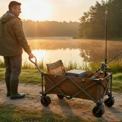 Online Tackle Bollerwagen Goliath XTRA Karpfenangeln-Zubehör|Angel-Transportwagen
