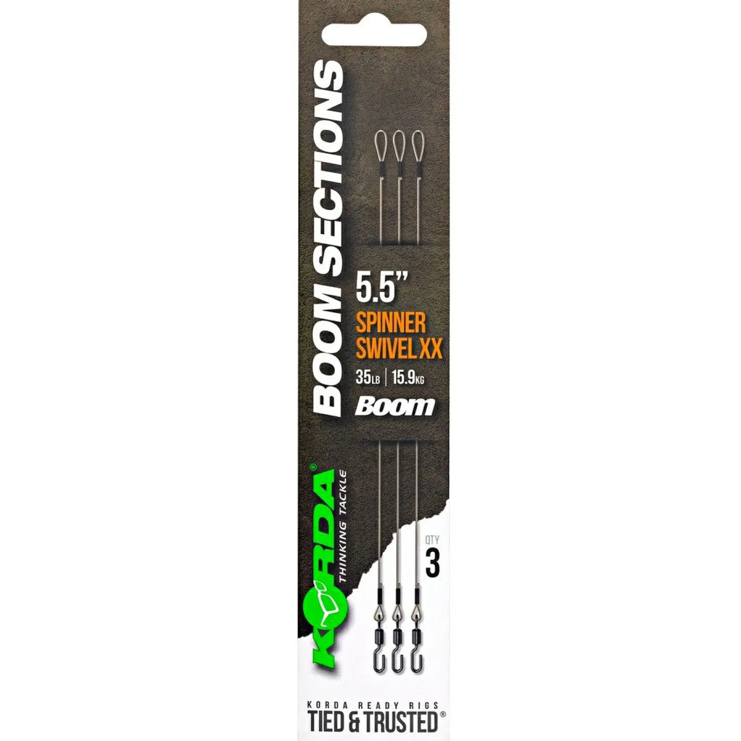 Korda Booms Spinner Swivel< Angelvorfächer & Beifänger