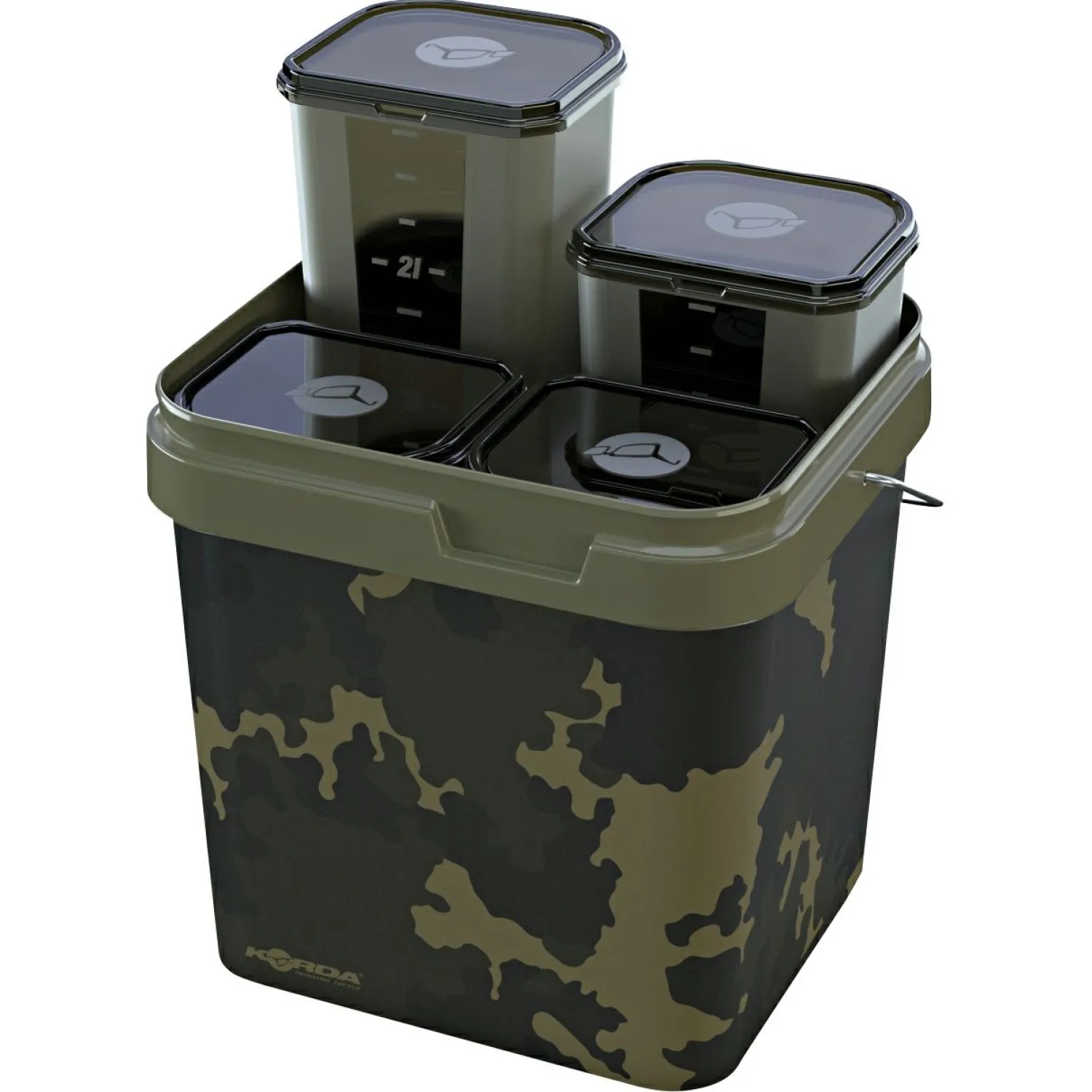 Korda Container System (17 Liter)< Angelkoffer & Angelboxen ·Futtereimer