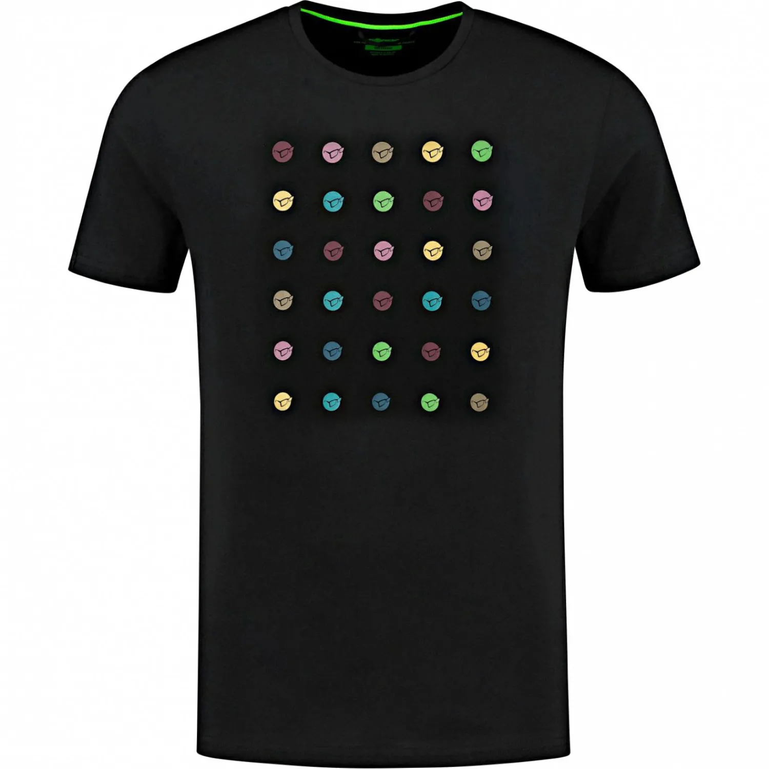 Korda Dot Tee Black< Angelshirts & Angel-Oberteile