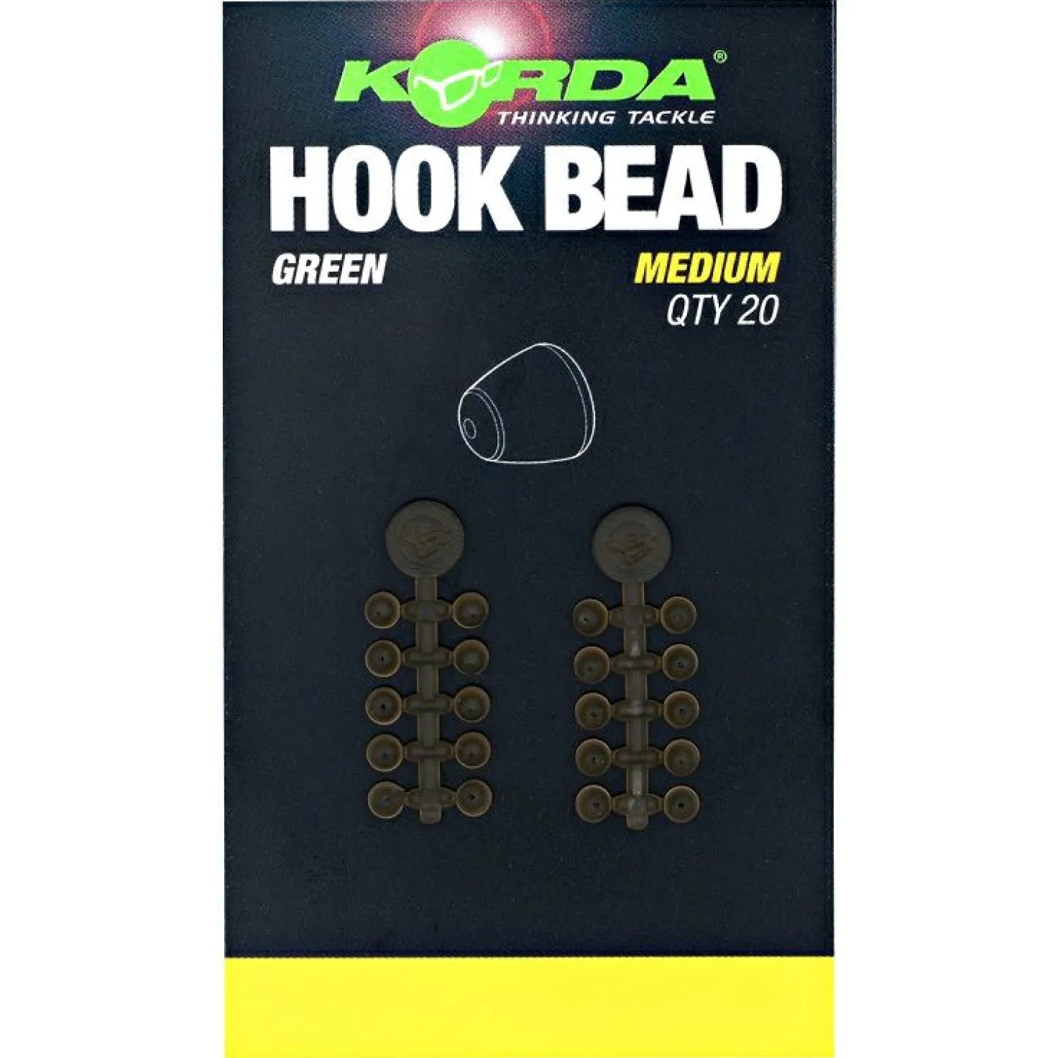 Korda Gummistopper Hook Bead< Karpfenangeln-Zubehör