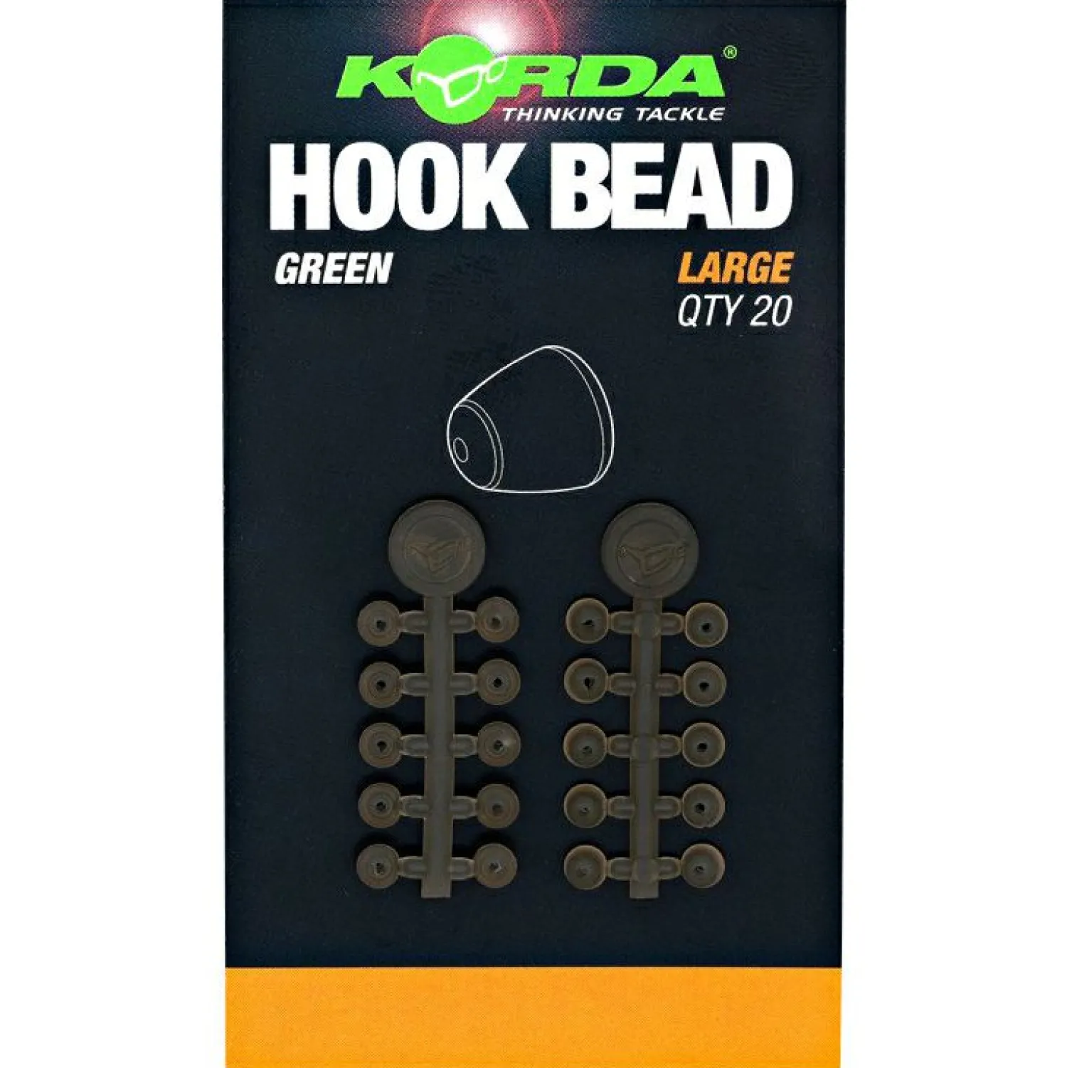 Korda Gummistopper Hook Bead< Karpfenangeln-Zubehör