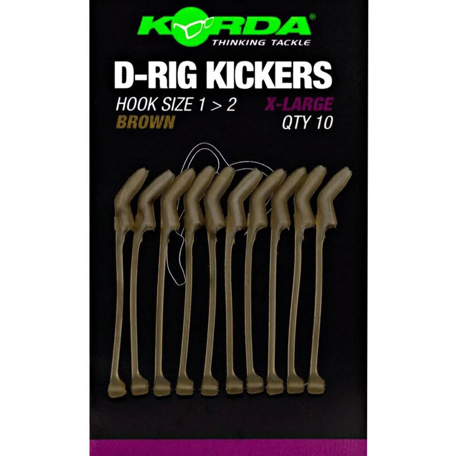 Korda Kickers D Rig (Braun)< Karpfenangeln-Zubehör