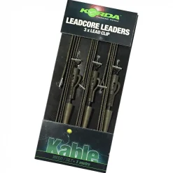 Online Ring Swivel Leadcore Leader (weed/silt/grün) Angelvorfächer & Beifänger|Karpfenangeln-Zubehör