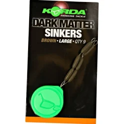 Korda Vorfach Zubehör Dark Matter Sinker Large Brown< Karpfenangeln-Zubehör