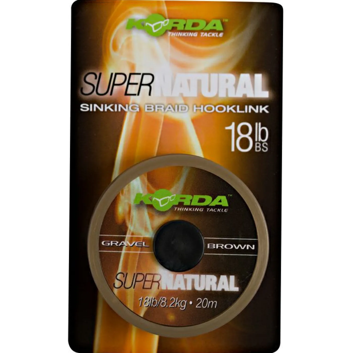 Korda Vorfachmaterial Super Natural Vorfachmaterial (braun)< Karpfenschnüre|Karpfenschnüre