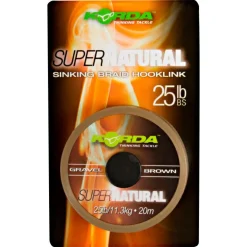 Korda Vorfachmaterial Super Natural Vorfachmaterial (braun)< Karpfenschnüre|Karpfenschnüre