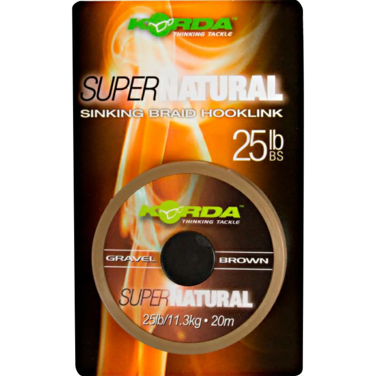 Korda Vorfachmaterial Super Natural Vorfachmaterial (braun)< Karpfenschnüre|Karpfenschnüre