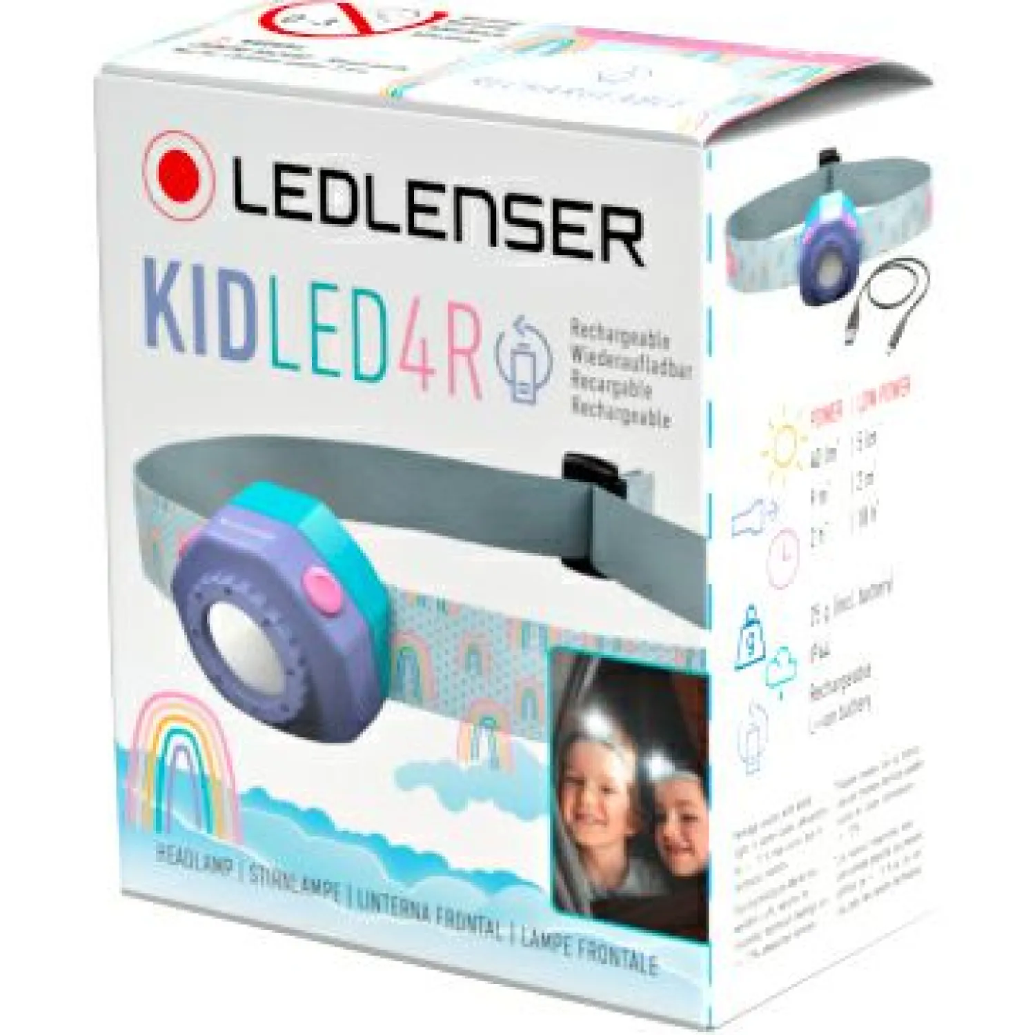 Led Lenser Kopflampe Kidled4R (lila)< Angellampen Und Co.|Angelboote ·Kopflampen